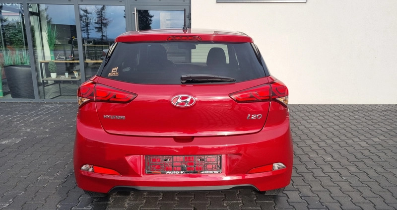 Hyundai i20 cena 41999 przebieg: 77100, rok produkcji 2017 z Skoki małe 301